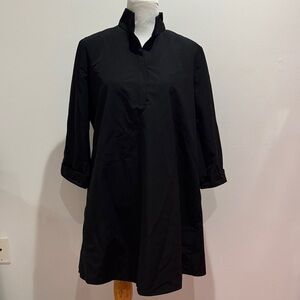 Tuckernuck Black Long Sleeve Tunic Dress